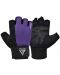 Фитнес ръкавици RDX - W1 Half+,  лилави/черни - 2t