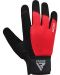 Фитнес ръкавици RDX - W1 Full Finger+,  червени/черни - 3t