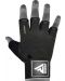 Фитнес ръкавици RDX - T2 Half Finger Plus, размер L, черни - 2t