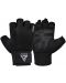 Фитнес ръкавици RDX - W1 Half+,  черни - 2t
