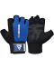 Фитнес ръкавици RDX - W1 Half,  сини/черни - 2t