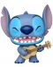 Фигура Funko POP! Disney: Lilo & Stitch - Stitch with Ukulele (Special Edition) #1419, 25 cm - 1t