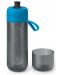 Филтрираща бутилка за вода BRITA - Fill&Go Active, 0.6 l, синя - 2t