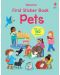 First Sticker Book: Pets - 1t