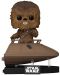 Фигура Funko POP! Deluxe: Star Wars - Chewbacca (Jabba's Skiff) (Special Edition) #619 - 1t