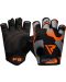Фитнес ръкавици RDX - Sumblimation F6 , черни/оранжеви - 1t
