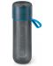Филтрираща бутилка за вода BRITA - Fill&Go Active, 0.6 l, синя - 1t