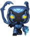 Фигура Funko POP! DC Comics: Blue Beetle - Blue Beetle (Glows in the Dark) (Gamestop Exclusive) #1406 - 1t