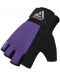 Фитнес ръкавици RDX - W1 Half+,  лилави/черни - 3t
