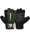 Фитнес ръкавици RDX - W1 Half,  зелени/черни - 2t