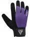 Фитнес ръкавици RDX - W1 Full Finger+,  лилави/черни - 3t