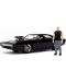 Фигура Jada Toys Movies: Fast & Furious - 1970 Dodge Charger with figure - 1t