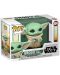 Фигура Funko POP! Television: The Book of Boba Fett - Grogu with Armor #584 - 2t