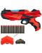 Детска играчка Ocie Red Guns - Бластер със светлинни ефекти, с 14 стрели и държач - 2t