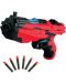 Детска играчка Ocie Red Guns - Бластер със светлинни ефекти, с 6 стрели - 2t