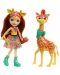Кукличка с животниче Mattel Enchantimals - Gillian Giraffe и Pawl - 2t