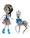 Кукличка с животниче Mattel Enchantimals - Zelena Zebra и Hoofette - 2t