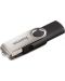 Флаш памет Hama - Rotate, 32GB, USB 2.0, сива/черна - 2t