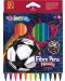 Флумастери Colorino - Football, 12 цвята - 1t