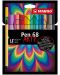 Флумастери Stabilo Arty - Pen 68, 18 цвята - 1t