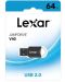 Флаш памет Lexar - Jumpdrive V40, 64GB, USB 2.0 - 3t