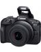 Фотоапарат Canon - EOS R100, RF-S 18-45mm, f/4.5-6.3 IS STM, Black + Обектив Canon - RF 50mm, F/1.8 STM - 10t