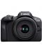 Фотоапарат Canon - EOS R100, RF-S 18-45mm, f/4.5-6.3 IS STM, Black + Обектив Canon - RF 35mm f/1.8 IS Macro STM - 2t
