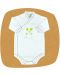 Боди камизолка с дълъг ръкав For Babies - Мишле, 0-1 месеца - 1t