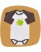 Боди с реглан ръкав For Babies - Your green world, 0 месеца - 1t