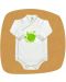 Боди камизолка с дълъг ръкав For Babies - Your green world, 1-3 месеца - 1t