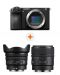 Фотоапарат Sony - Alpha A6700, Black + Обектив Sony - E, 15mm, f/1.4 G + Обектив Sony - E PZ, 10-20mm, f/4 G - 1t