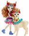 Кукличка с животниче Mattel Enchantimals - Lluella Llama и Fleecy - 4t