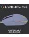 Гейминг мишка Logitech - G102 Lightsync, оптична, RGB, лилава - 3t