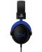 Гейминг слушалки HyperX - Cloud Blue, PS5, черни - 2t