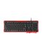 Гейминг клавиатура Genesis RHOD 110 - черна/червена - 1t