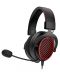 Гейминг слушалки Redragon - Luna H540, черни/червени - 1t