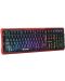 Гейминг клавиатура Marvo - K629G, черна/червена - 3t