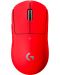 Гейминг мишка Logitech - Pro X Superlight, оптична, безжична, червена - 1t