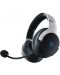 Гейминг слушалки Razer - Kaira Pro, Playstation 5, черни/бели - 2t