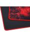 Гейминг подложка за мишка Marvo - G43, XL, мека, черна/червена - 3t