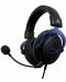 Гейминг слушалки HyperX - Cloud Blue, PS5, черни - 1t
