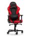 Гейминг стол DXRacer - Gladiator G001-NR, черен/червен - 3t