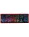 Гейминг клавиатура Marvo - K629G, черна/червена - 1t