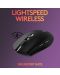 Гейминг мишка Logitech - G305 Lightspeed, оптична, черна - 4t