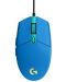 Гейминг мишка Logitech - G203 Lightsync, оптична, синя - 1t