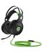 Гейминг слушалки HP - Pavilion 600, черни/зелени - 4t