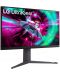 Гейминг монитор LG - UltraGear 32GR93U-B, 32'', UHD, 4K, 144Hz, 1ms - 3t