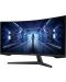 Гейминг монитор Samsung - LC34G55T, 34'', 165Hz, 1ms, FreeSync, Curved - 2t