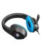 Гейминг слушалки Fury - Phantom, RGB, PS4/Xbox/Switch, черни/сини - 2t