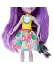 Кукличка с животниче Mattel Enchantimals - Larissa Lemur и лемурчето Ringlet - 5t
